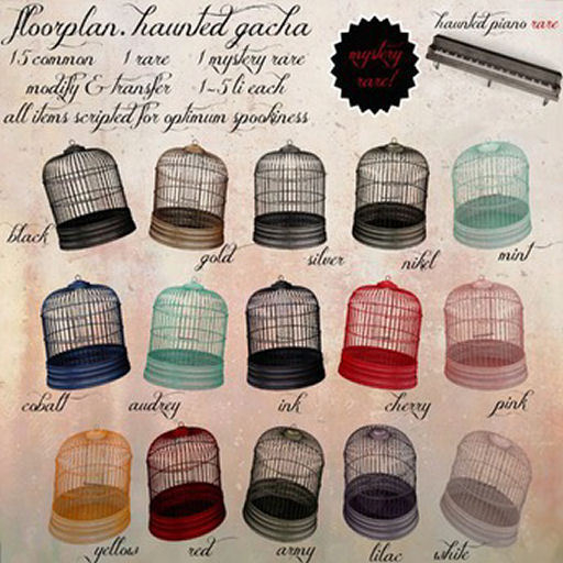 floorplan. haunted piano RARE