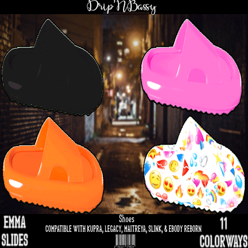 [JINKZ] Emma Slides Blue