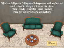 SR.store full perm Full queen living room with coffee set