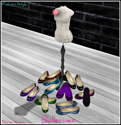 *Fashion Style* Ballerines Red