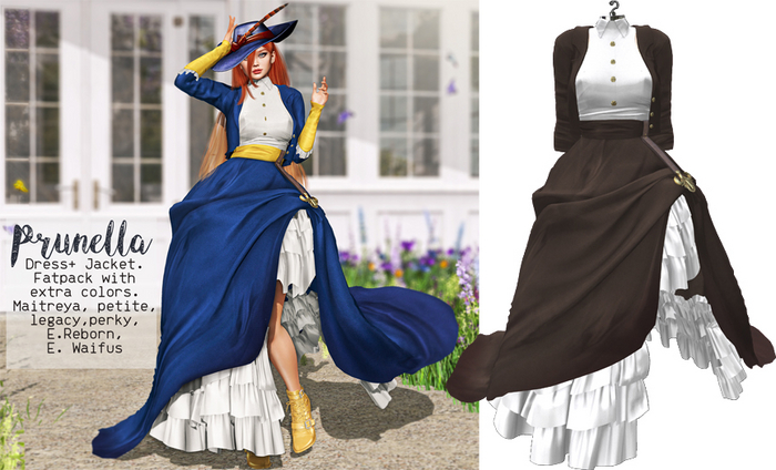 UNA. Prunella Dress&Jacket Brown