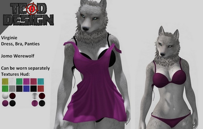 Dress, Bra, Panties Jomo ~ Virginie [ADD ME]. DEMO