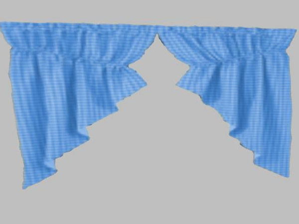 unscripted curtains - baby blue