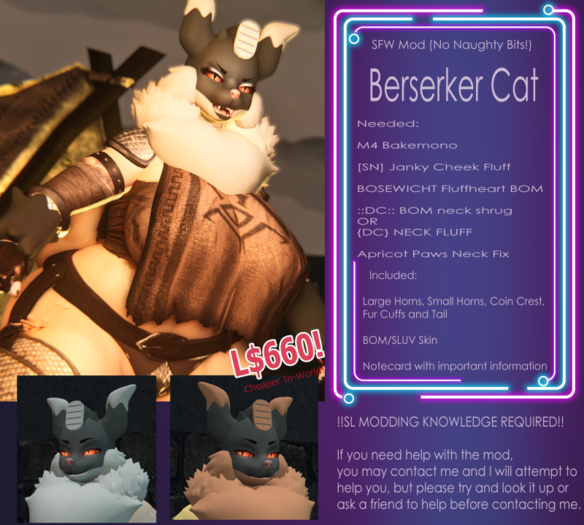 KC ~ Berserker Cat Mod