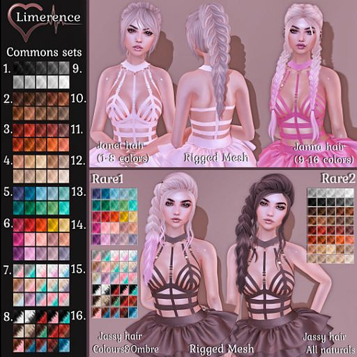 #3 {Limerence} Janet hair-Reds