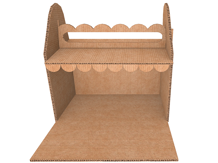 bento cardboard booth