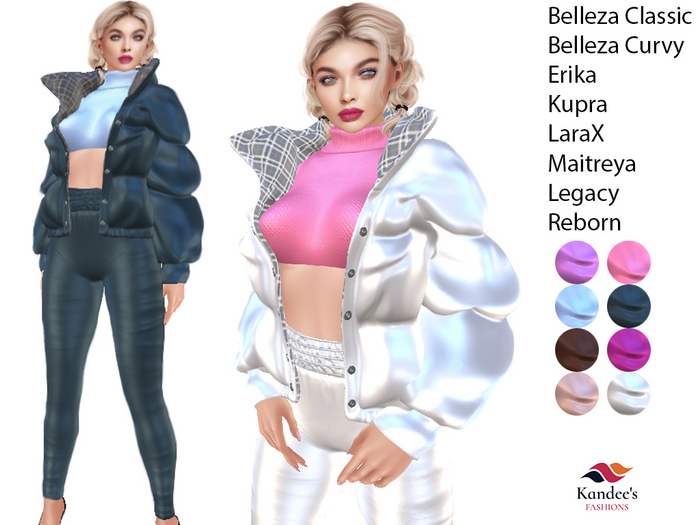 Jacket Outfit + Huds (jacket,top,pants) Version 2