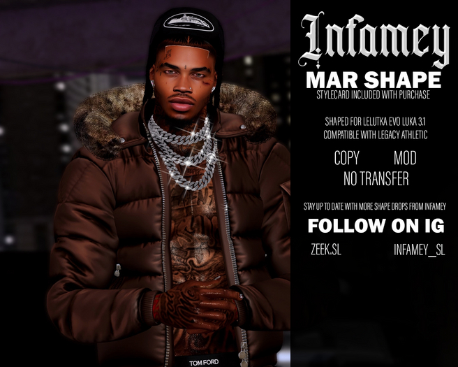 INFAMEY - MAR SHAPE W/ BROW SHAPE & STYLECARD