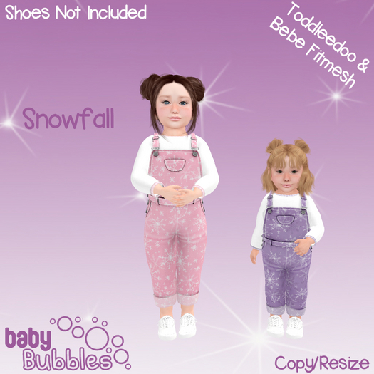 ::BB:: Snowfall Long Overalls - Purple