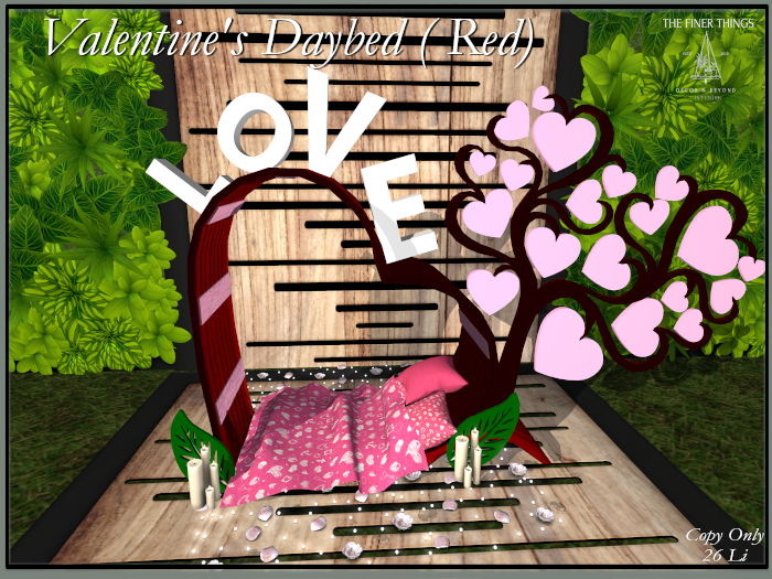 Valentine's Daybed - Red