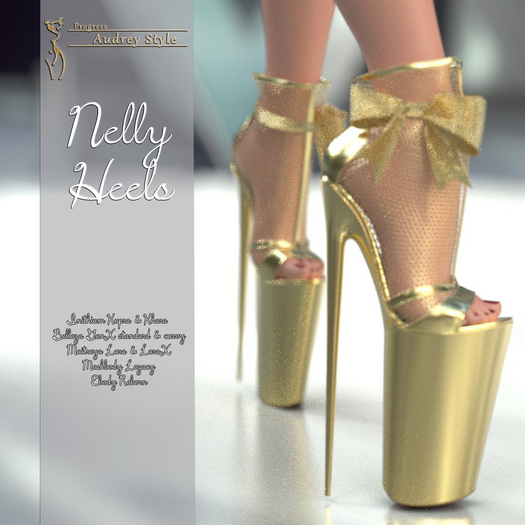 .:: AS ::. Nelly  Heels - GOLD