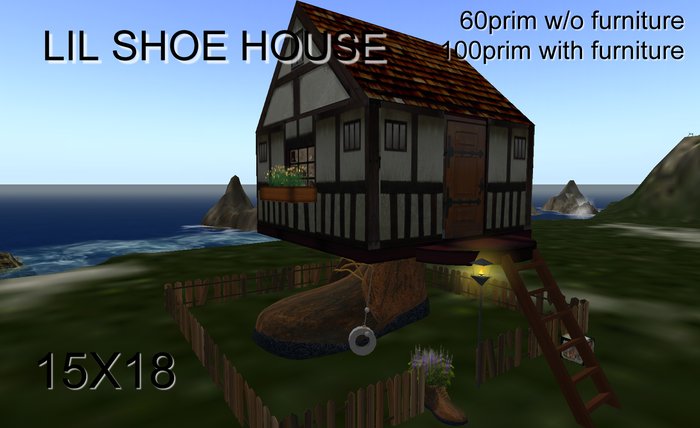 Shoe Home play house w/ swing