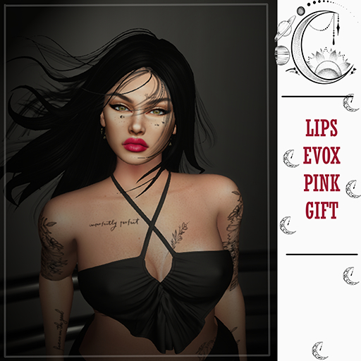 NB*  LEL EVOX LIPS PINK GIF