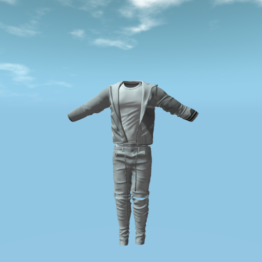 [ Reeves ] - White Reeves Jeans