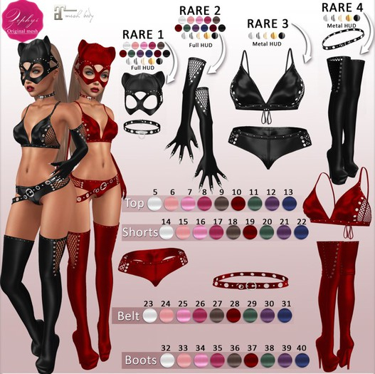 01. "Zephyr" Bad cat Mask&Collar RARE