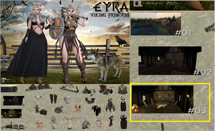 03 Eyra Throne Cabin RARE