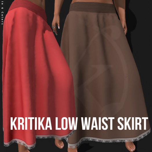 ::GK:: Kritika Skirt Low Waist 2 Blue