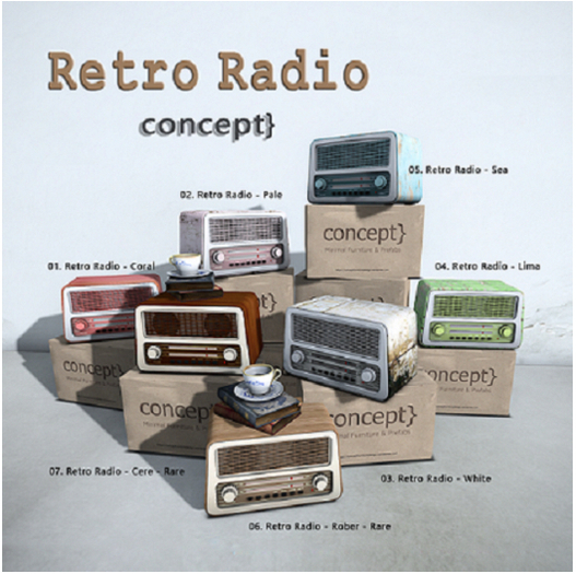 Concept} 07. Retro Radio - Cere - RARE