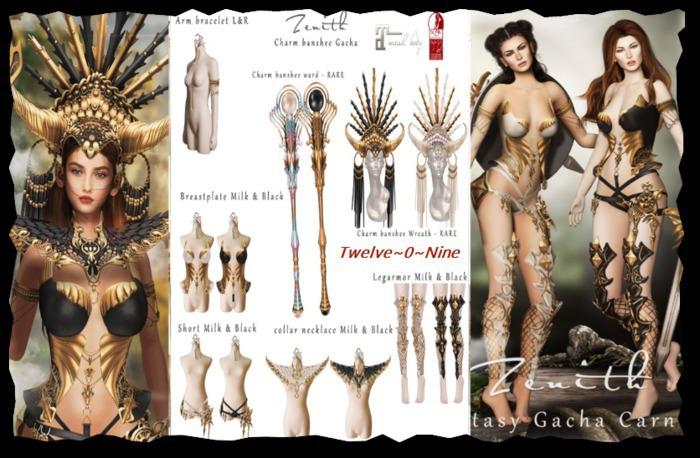 =Zenith=Charm banshee Short (Black) -Maitreya