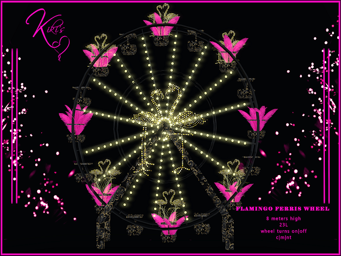K - Flamingo Ferris Wheel 