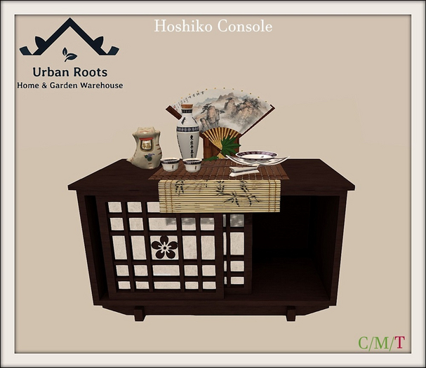 UR Hoshiko Console With Decor 