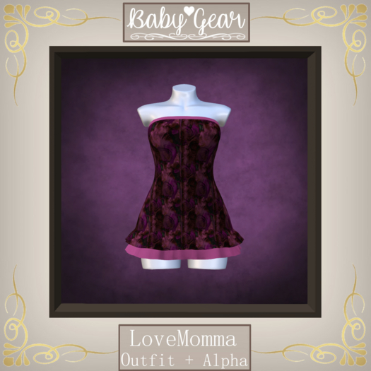 LoveMomma Ruffle Dress - Something Violet (Bagged)