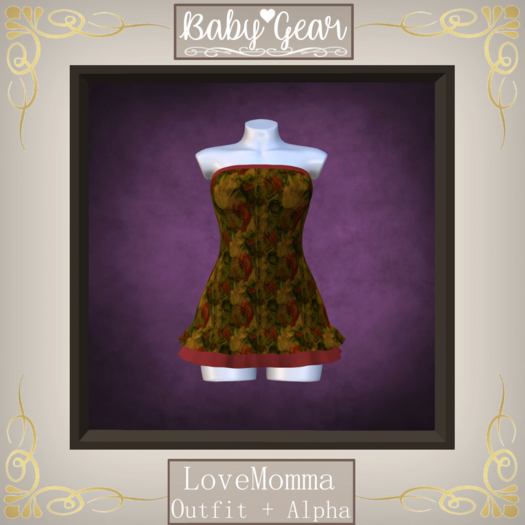 LoveMomma Ruffle Dress - Something Brick (Bagged)
