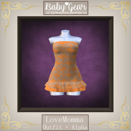 LoveMomma Ruffle Dress - Flower Power Sunburst (Bagged)