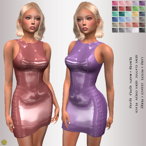 BM Vinyl Tank Dress