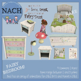 3. NACH Fairy Nightstand with books
