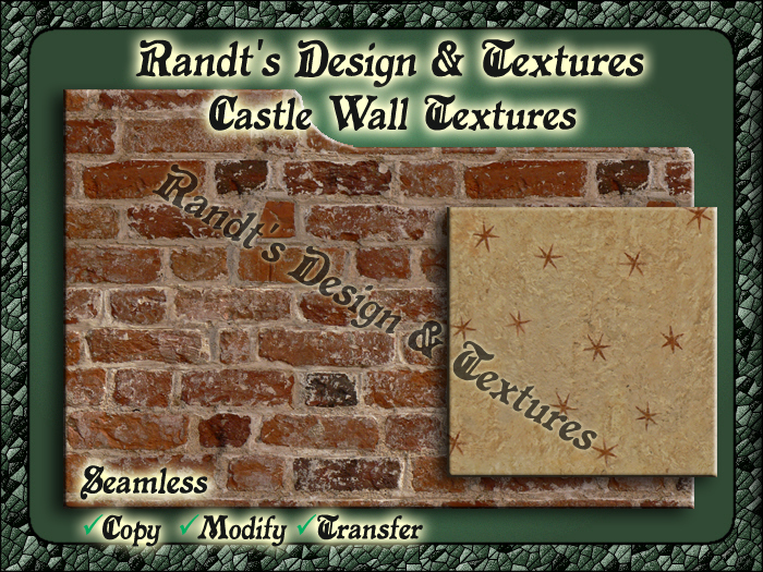 Castle Wall Textures from Randt´s Design & Textures
