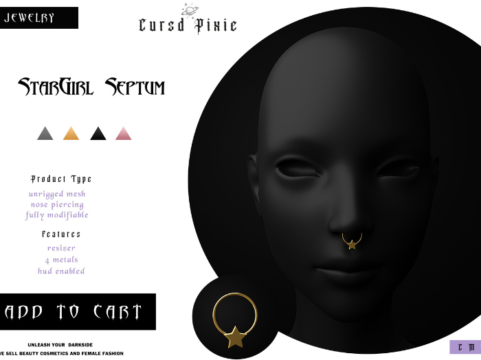 Cursd Pixie. Stargirl  Septum