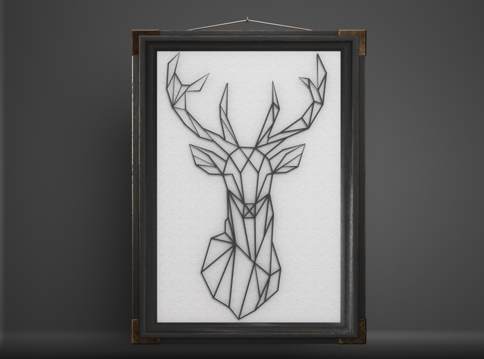 ZADIG. "Voltaire" Deer Wall Art (add me)