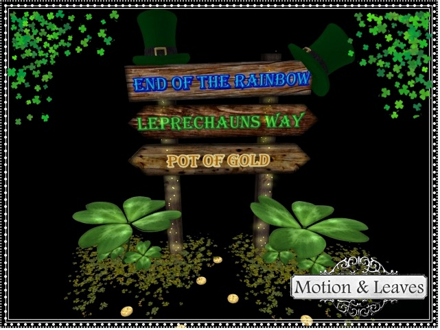 St Patricks Day  Arrow Sign