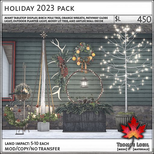 Trompe Loeil - Holiday 2023 Pack [mesh]