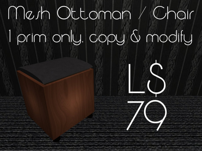 Mesh Ottoman / Chair