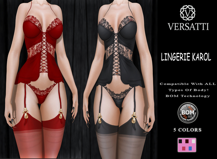 Versatti - Lingerie Karol - BoM