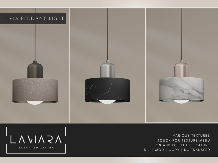 LAVIARA - Livia Pendant Light