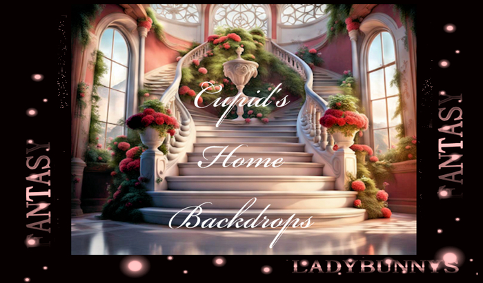 Fantasy Background Textures-Cupid's Home Backdrops Full perm