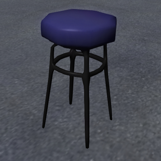 Purple Bar Stool