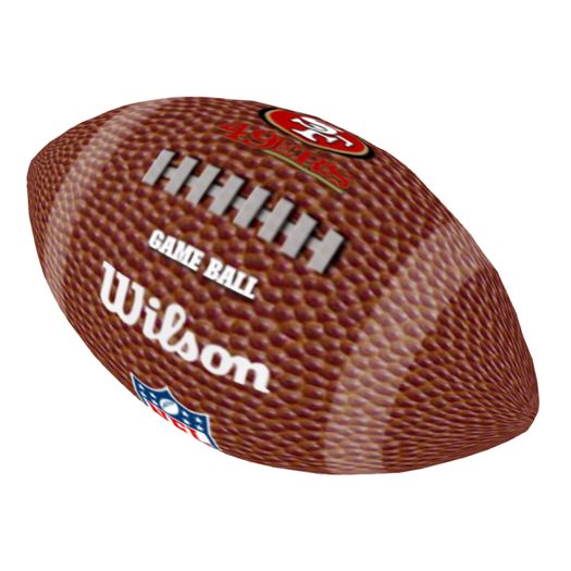 SAN FRAN 49ers Kick & Throwable FOOTBALL Set (Boxed)