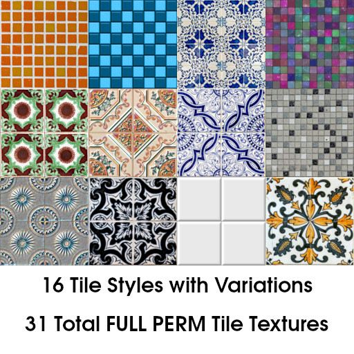 31 Full Perm Tile Textures