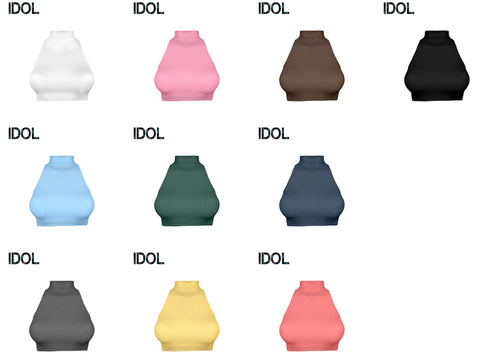 IDOL FATPACK Collar Top