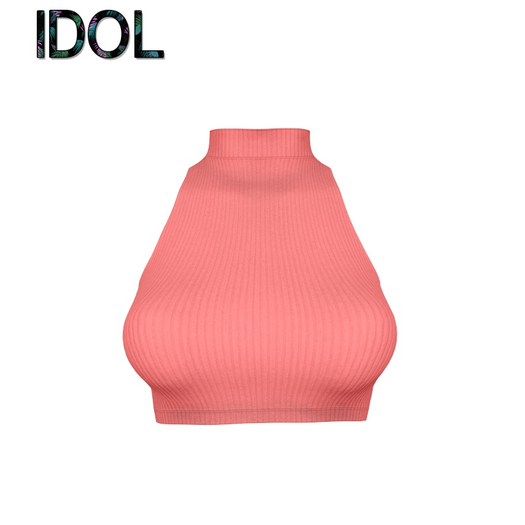 Apricot Collar Top Kupra