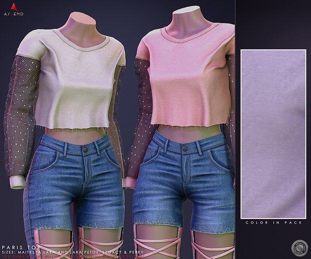 //Ascend// Paris Top - Purple