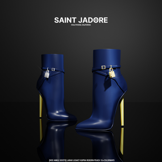 [SAINT JADORE] Vice Ankle Boots - Blue