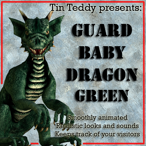 *TT* Animated Guard Dragonling - Green - V4