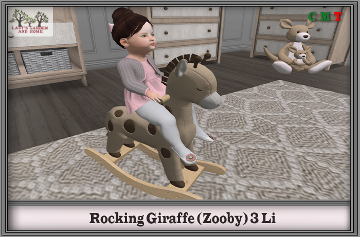 Lady's Garden - Rocking Giraffe(Zooby) 3 Li