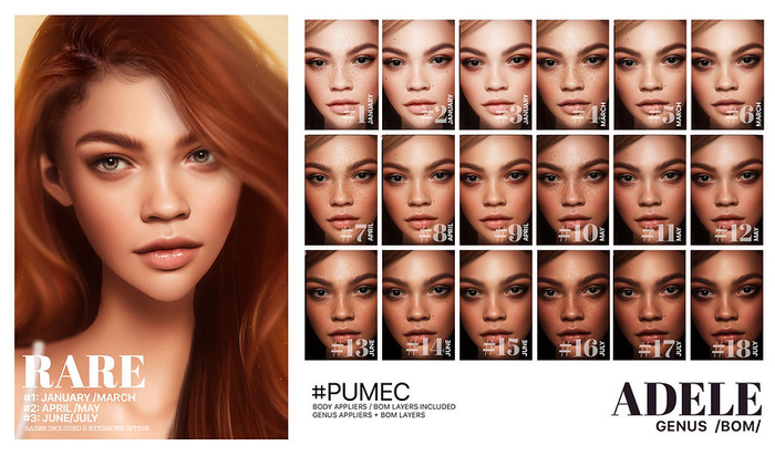 #6 --- PUMEC  -  ADELE  - MARCH --- GENUS x BOM