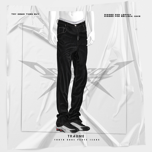 [Traume] Youth Core Black Jeans